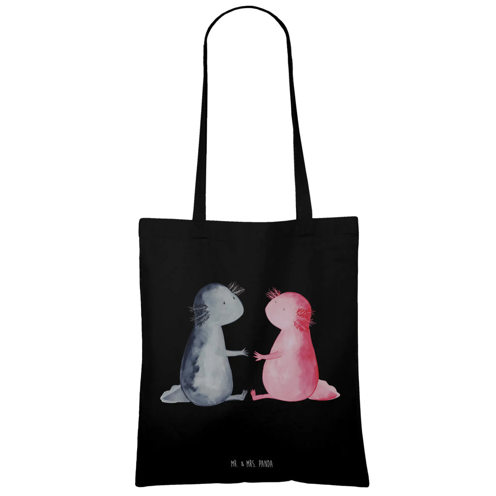 Tragetasche Axolotl Liebe Beuteltasche, Beutel, Einkaufstasche, Jutebeutel, Stoffbeutel, Tasche, Shopper, Umhängetasche, Strandtasche, Schultertasche, Stofftasche, Tragetasche, Badetasche, Jutetasche, Einkaufstüte, Laptoptasche, Axolotl, Molch, Axolot, Schwanzlurch, Lurch, Lurche, Liebe, große Liebe, Liebesbeweis, Freund, Verlobter, Ehemann, Jahrestag, Valentinstag