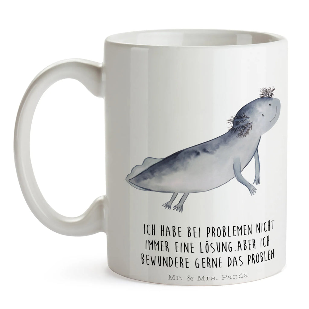 Tasse Axolotl schwimmt Tasse, Kaffeetasse, Teetasse, Becher, Kaffeebecher, Teebecher, Keramiktasse, Porzellantasse, Büro Tasse, Geschenk Tasse, Tasse Sprüche, Tasse Motive, Kaffeetassen, Tasse bedrucken, Designer Tasse, Cappuccino Tassen, Schöne Teetassen, Axolotl, Molch, Axolot, Schwanzlurch, Lurch, Lurche, Problem, Probleme, Lösungen, Motivation