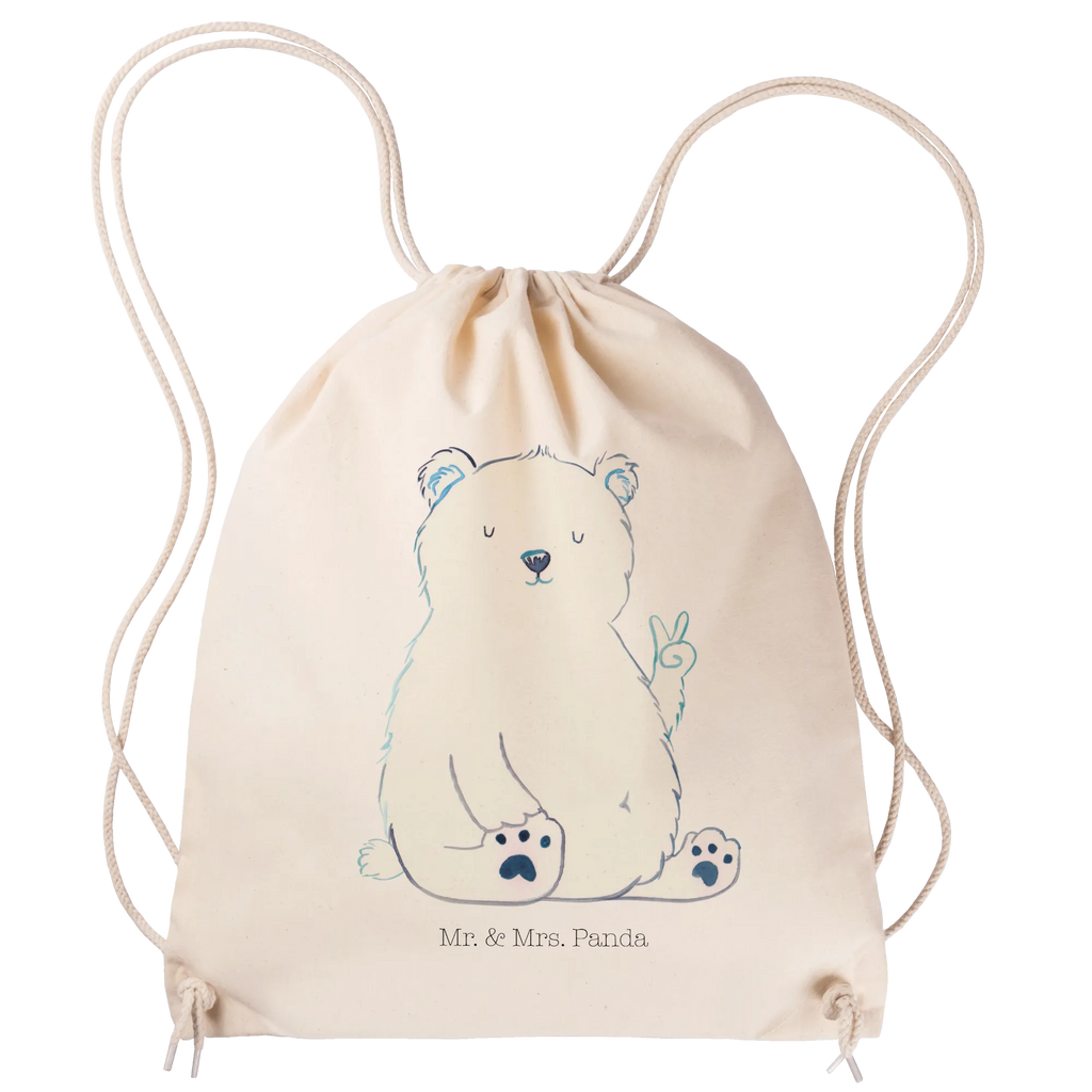 Sportbeutel Eisbär Faul Sportbeutel, Turnbeutel, Beutel, Sporttasche, Tasche, Stoffbeutel, Sportbeutel Kinder, Gymsack, Beutel Rucksack, Kleine Sporttasche, Sportzubehör, Turnbeutel Baumwolle, Bär, Teddy, Teddybär, Eisbär, Nordpol, Faul, Entspannen, Relaxen, Büro, Arbeit, Bürojob, Arbeitsplatz, Homeoffice