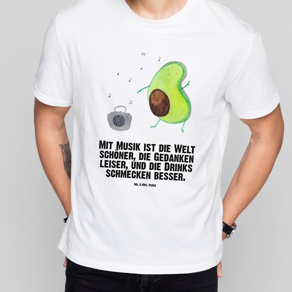 T-Shirt Standard Avocado tanzt T-Shirt, Shirt, Tshirt, Lustiges T-Shirt, T-Shirt mit Spruch, Party, Junggesellenabschied, Jubiläum, Geburstag, Herrn, Damen, Männer, Frauen, Schlafshirt, Nachthemd, Sprüche, Avocado, Veggie, Vegan, Gesund