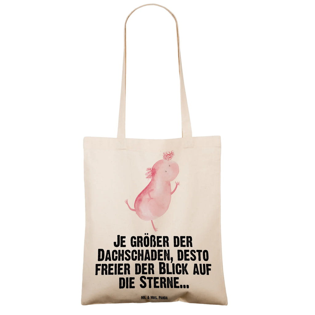 Tragetasche Axolotl Tanzen Beuteltasche, Beutel, Einkaufstasche, Jutebeutel, Stoffbeutel, Tasche, Shopper, Umhängetasche, Strandtasche, Schultertasche, Stofftasche, Tragetasche, Badetasche, Jutetasche, Einkaufstüte, Laptoptasche, Axolotl, Molch, Axolot, Schwanzlurch, Lurch, Lurche, Dachschaden, Sterne, verrückt, Freundin, beste Freundin