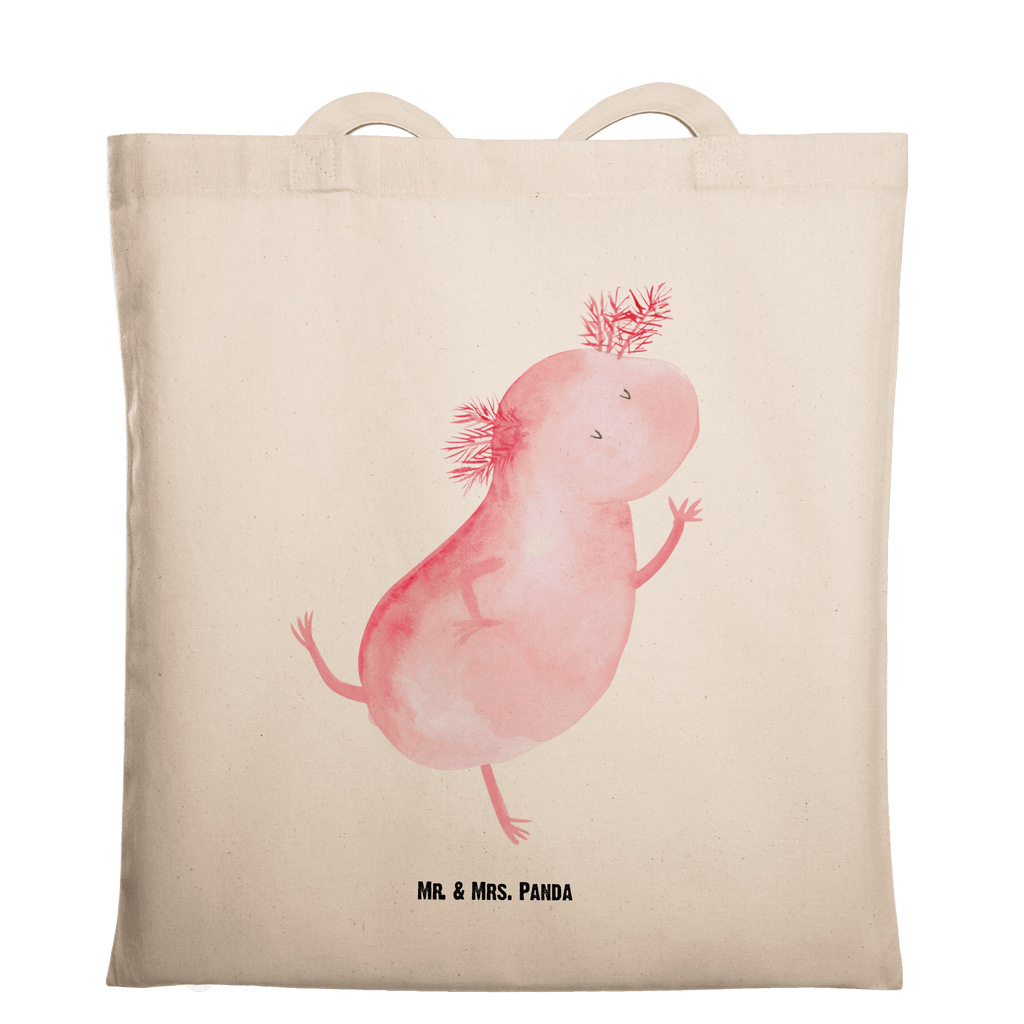 Tragetasche Axolotl Tanzen Beuteltasche, Beutel, Einkaufstasche, Jutebeutel, Stoffbeutel, Tasche, Shopper, Umhängetasche, Strandtasche, Schultertasche, Stofftasche, Tragetasche, Badetasche, Jutetasche, Einkaufstüte, Laptoptasche, Axolotl, Molch, Axolot, Schwanzlurch, Lurch, Lurche, Dachschaden, Sterne, verrückt, Freundin, beste Freundin