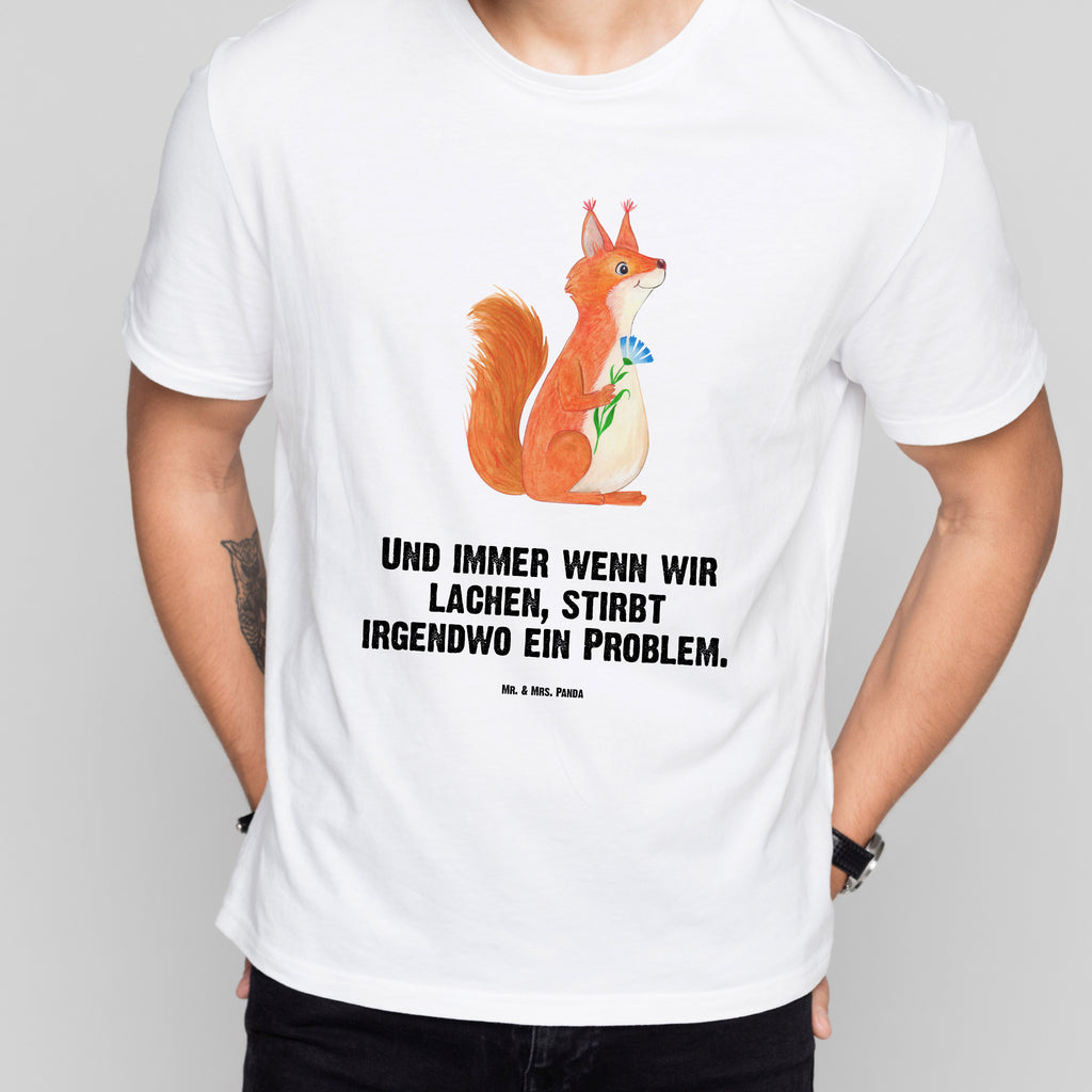 T-Shirt Standard Eichhörnchen Blume T-Shirt, Shirt, Tshirt, Lustiges T-Shirt, T-Shirt mit Spruch, Party, Junggesellenabschied, Jubiläum, Geburstag, Herrn, Damen, Männer, Frauen, Schlafshirt, Nachthemd, Sprüche, Tiermotive, Gute Laune, lustige Sprüche, Tiere, Eichhörnchen, Eichhorn, Spruch positiv, Lachen, Spaß, Motivation Sprüche, Motivation Bilder, glücklich Spruch, Spruch Deko