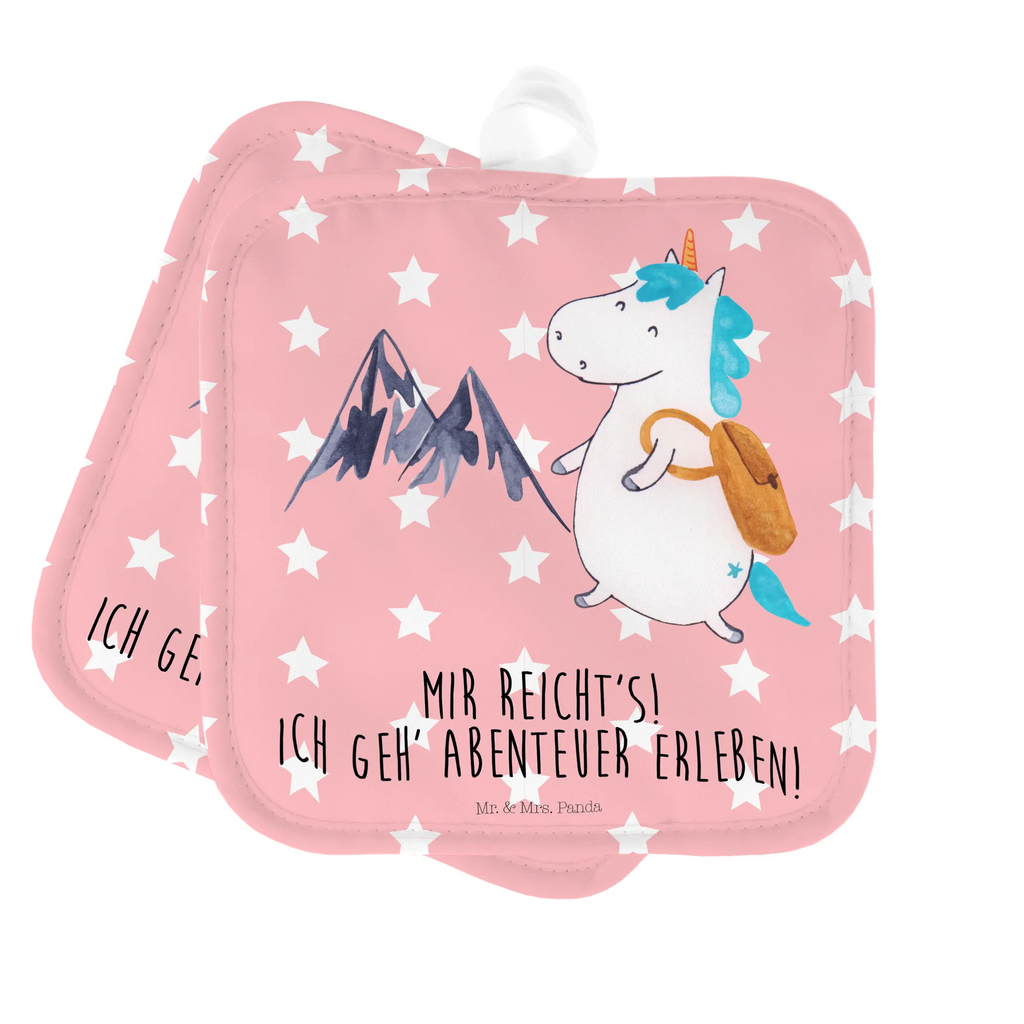 2er Set Topflappen  Einhorn Bergsteiger Topflappen, Topfuntersetzer, Ofenhandschuh, Topflappen Set, Topflappen lustig, Topflappen mit Spruch, Ofenhandschuhe, Topfhandschuhe, Topfhandschuh, Topflappenset, Topflappen 2er Set, Schöne Topflappen, Einhorn, Einhörner, Einhorn Deko, Pegasus, Unicorn, Bergsteiger, Abenteuer, Berge, Abenteurer, Weltenbummler, Weltreise, Reisen, Urlaub, Entdecker