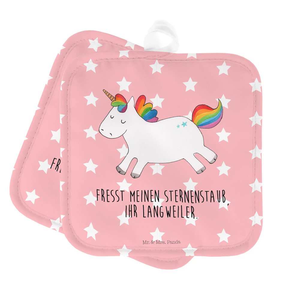 2er Set Topflappen  Einhorn Happy Topflappen, Topfuntersetzer, Ofenhandschuh, Topflappen Set, Topflappen lustig, Topflappen mit Spruch, Ofenhandschuhe, Topfhandschuhe, Topfhandschuh, Topflappenset, Topflappen 2er Set, Schöne Topflappen, Einhorn, Einhörner, Einhorn Deko, Pegasus, Unicorn, glücklich, fröhlich, Spaß, Freude, Lebensfreude, witzig, spannend, Lächeln, Lachen