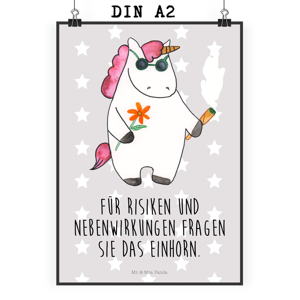 Poster Einhorn Woodstock Poster, Wandposter, Bild, Wanddeko, Küchenposter, Kinderposter, Wanddeko Bild, Raumdekoration, Wanddekoration, Handgemaltes Poster, Mr. & Mrs. Panda Poster, Designposter, Kunstdruck, Posterdruck, Einhorn, Einhörner, Einhorn Deko, Pegasus, Unicorn, Kiffen, Joint, Zigarette, Alkohol, Party, Spaß. lustig, witzig, Woodstock