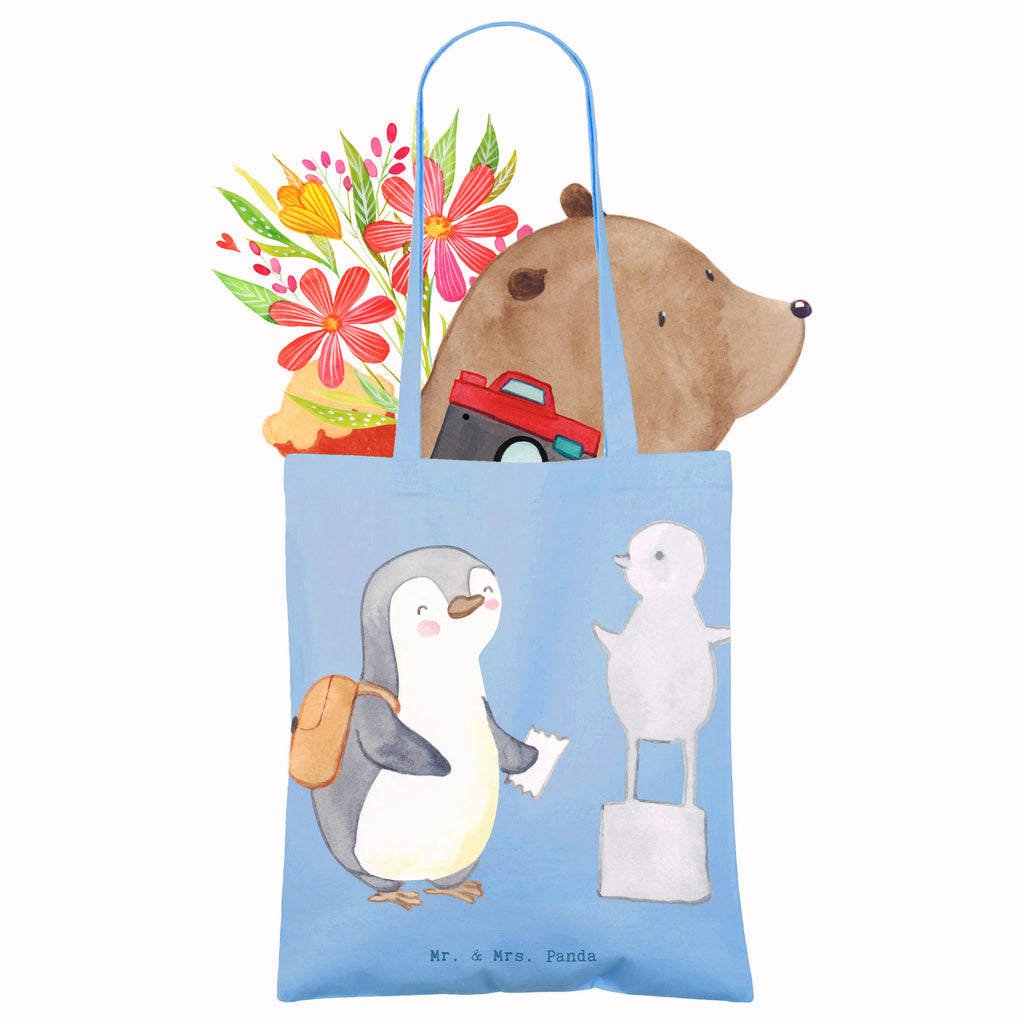 Tragetasche Pinguin Museum besuchen Tage Beuteltasche, Beutel, Einkaufstasche, Jutebeutel, Stoffbeutel, Tasche, Shopper, Umhängetasche, Strandtasche, Schultertasche, Stofftasche, Tragetasche, Badetasche, Jutetasche, Einkaufstüte, Laptoptasche, Geschenk, Sport, Sportart, Hobby, Schenken, Danke, Dankeschön, Auszeichnung, Gewinn, Sportler, Museum besuchen, Museen