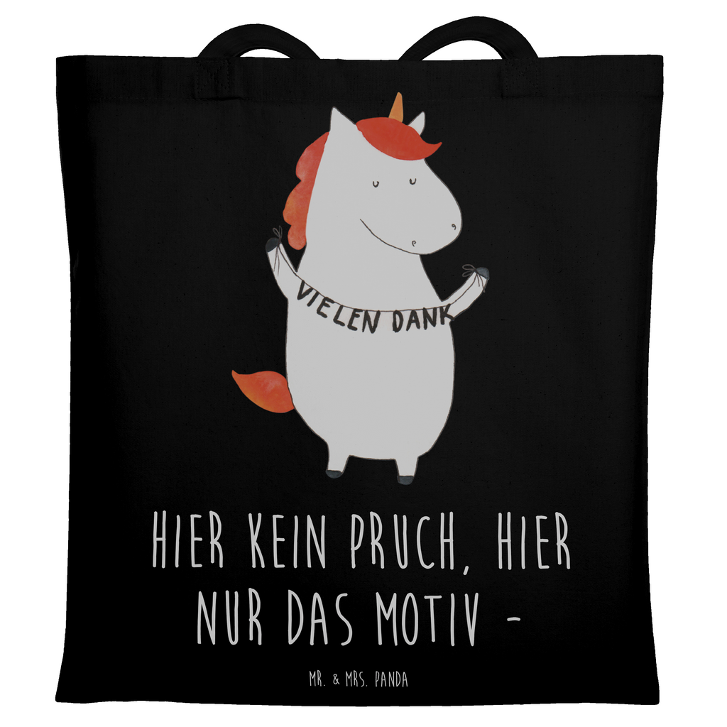 Tragetasche Einhorn Vielen Dank Beuteltasche, Beutel, Einkaufstasche, Jutebeutel, Stoffbeutel, Tasche, Shopper, Umhängetasche, Strandtasche, Schultertasche, Stofftasche, Tragetasche, Badetasche, Jutetasche, Einkaufstüte, Laptoptasche, Einhorn, Einhörner, Einhorn Deko, Pegasus, Unicorn, Danke, vielen Dank, Dankeschön, Danksagung