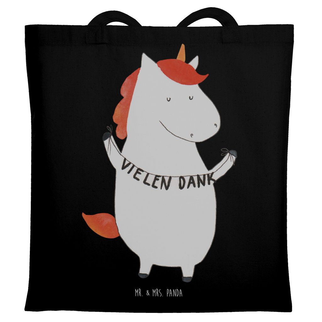 Tragetasche Einhorn Vielen Dank Beuteltasche, Beutel, Einkaufstasche, Jutebeutel, Stoffbeutel, Tasche, Shopper, Umhängetasche, Strandtasche, Schultertasche, Stofftasche, Tragetasche, Badetasche, Jutetasche, Einkaufstüte, Laptoptasche, Einhorn, Einhörner, Einhorn Deko, Pegasus, Unicorn, Danke, vielen Dank, Dankeschön, Danksagung