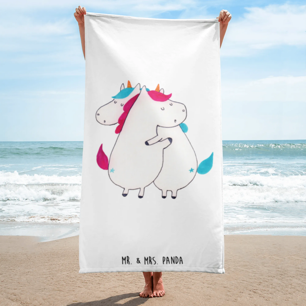 XL Badehandtuch Einhörner Umarmen Handtuch, Badetuch, Duschtuch, Strandtuch, Saunatuch, Einhorn, Einhörner, Einhorn Deko, Pegasus, Unicorn, Freundinnen, Freundin, BFF, Schwester, Schwestern, Familie, Geschwister, Sister, Liebe