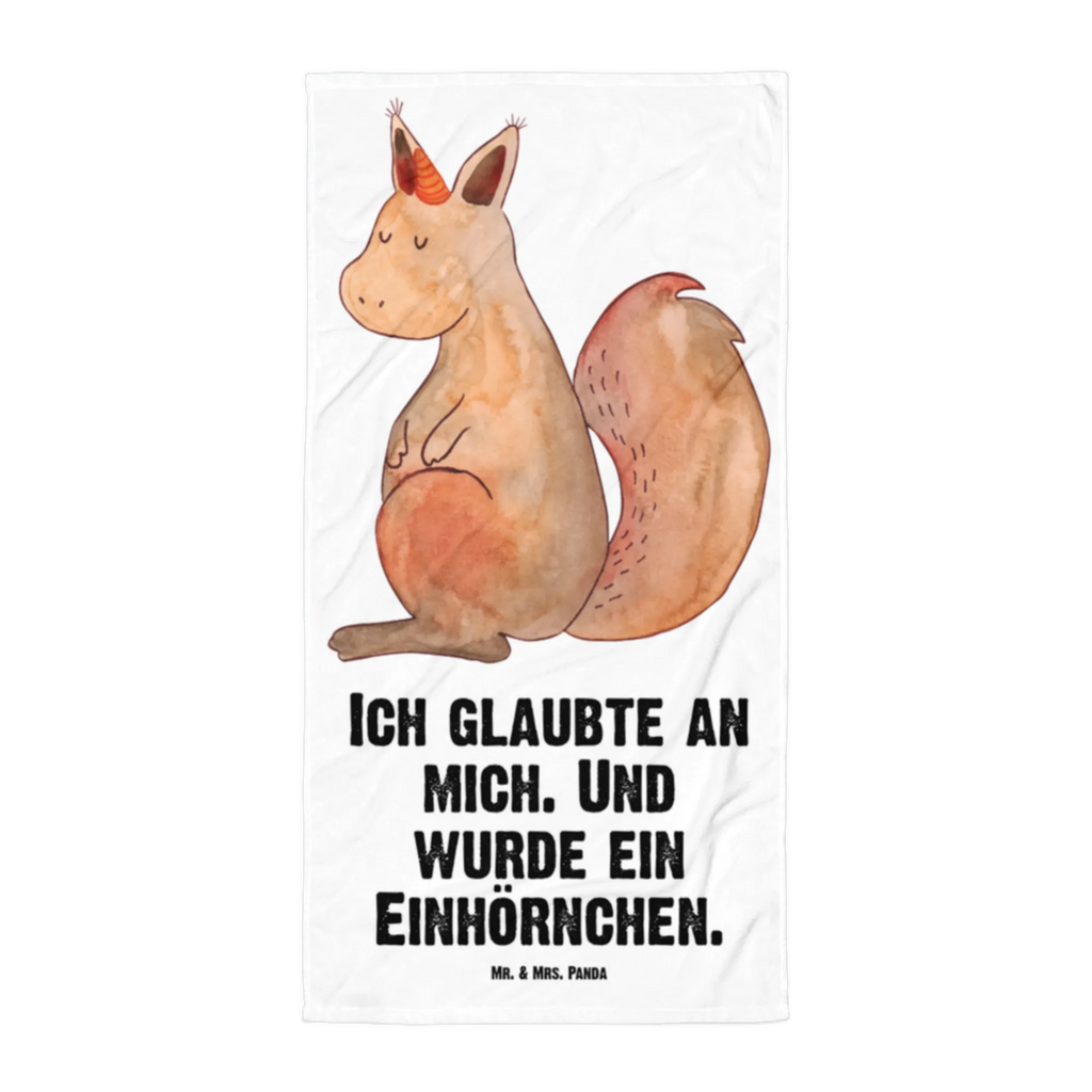 XL Badehandtuch Einhörnchen Glaube Handtuch, Badetuch, Duschtuch, Strandtuch, Saunatuch, Einhorn, Einhörner, Einhorn Deko, Unicorn, Einhörnchen, Eichhörnchen, Eichhorn