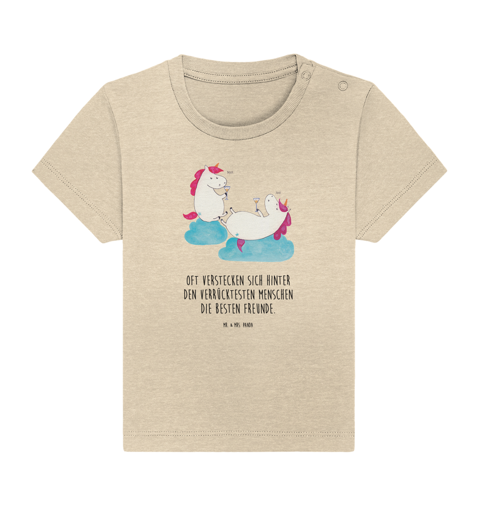 Organic Baby Shirt Einhorn Sekt Baby T-Shirt, Jungen Baby T-Shirt, Mädchen Baby T-Shirt, Shirt, Einhorn, Einhörner, Einhorn Deko, Pegasus, Unicorn, Freundinnen, Freundin, BFF, Sekt, Mädelsabend, Spaß, Party, Korken, Anstoßen, Beste