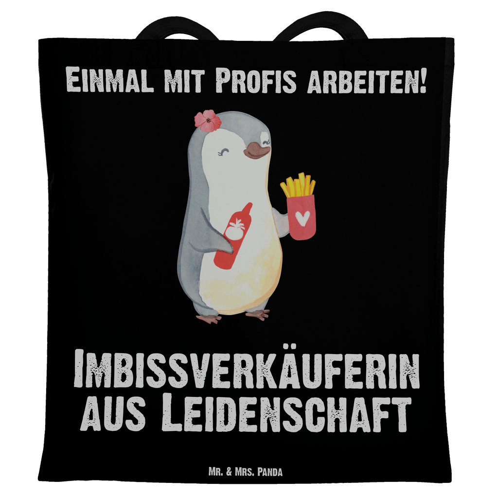 Tragetasche Imbissverkäuferin aus Leidenschaft Beuteltasche, Beutel, Einkaufstasche, Jutebeutel, Stoffbeutel, Tasche, Shopper, Umhängetasche, Strandtasche, Schultertasche, Stofftasche, Tragetasche, Badetasche, Jutetasche, Einkaufstüte, Laptoptasche, Beruf, Ausbildung, Jubiläum, Abschied, Rente, Kollege, Kollegin, Geschenk, Schenken, Arbeitskollege, Mitarbeiter, Firma, Danke, Dankeschön, Imbissbesitzerin, Imibissverkäuferin, Pommesverkäuferin