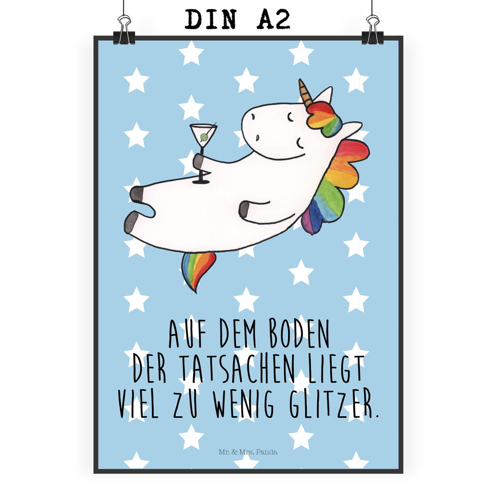 Poster Einhorn Cocktail Poster, Wandposter, Bild, Wanddeko, Küchenposter, Kinderposter, Wanddeko Bild, Raumdekoration, Wanddekoration, Handgemaltes Poster, Mr. & Mrs. Panda Poster, Designposter, Kunstdruck, Posterdruck, Einhorn, Einhörner, Einhorn Deko, Unicorn, Party, Spaß, Feiern, Caipirinha, Rum, Cuba Libre, Sekt, Freundin, Geburtstag, lustig, witzig, Spruch, Glitzer