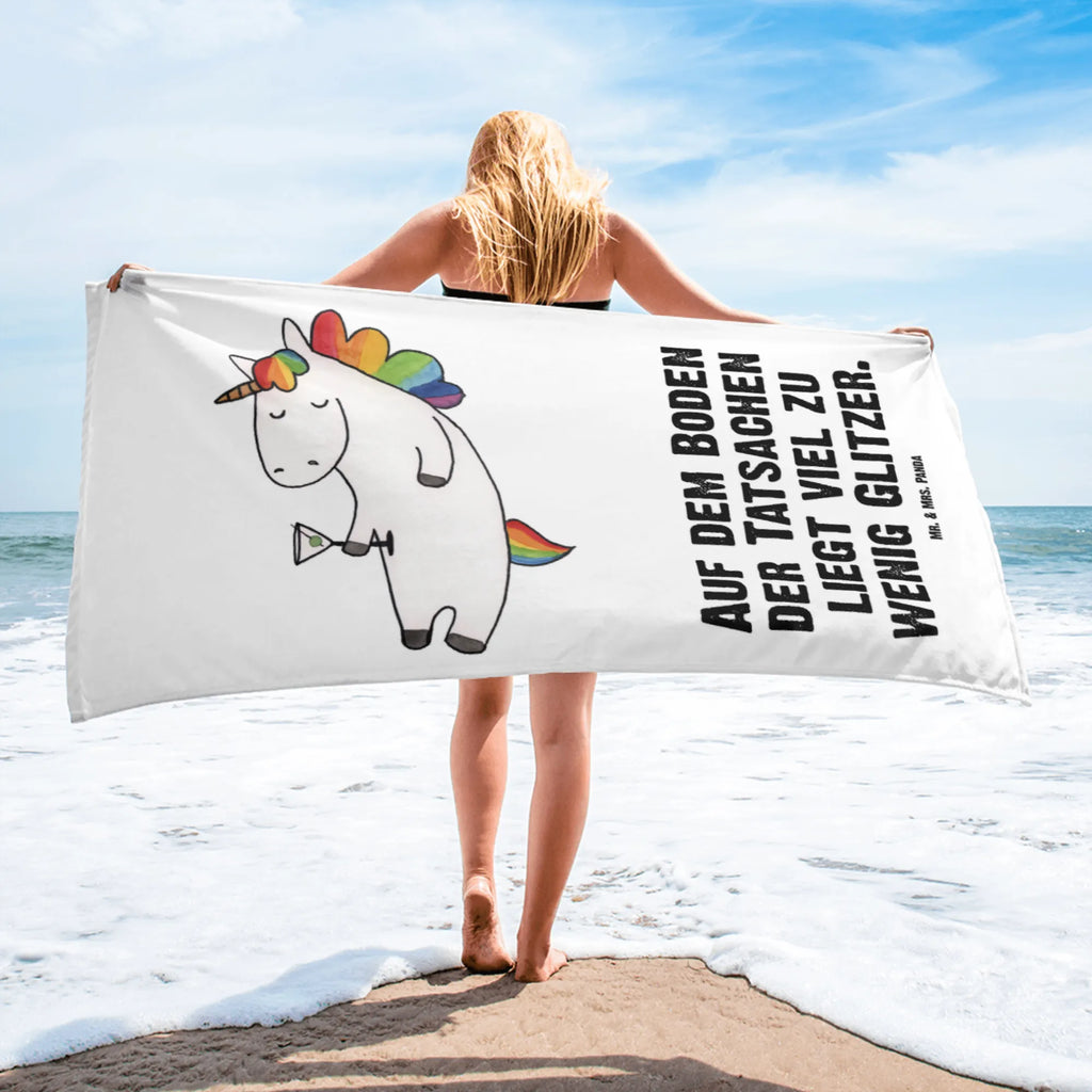 XL Badehandtuch Einhorn Cocktail Handtuch, Badetuch, Duschtuch, Strandtuch, Saunatuch, Einhorn, Einhörner, Einhorn Deko, Pegasus, Unicorn, Party, Spaß, Feiern, Caipirinha, Rum, Cuba Libre, Sekt, Freundin, Geburtstag, lustig, witzig, Spruch, Glitzer