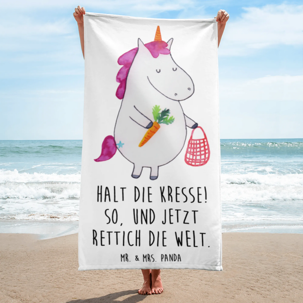 XL Badehandtuch Einhorn Gemüse Handtuch, Badetuch, Duschtuch, Strandtuch, Saunatuch, Einhorn, Einhörner, Einhorn Deko, Pegasus, Unicorn, Biomarkt, Gemüse, Wochenmarkt