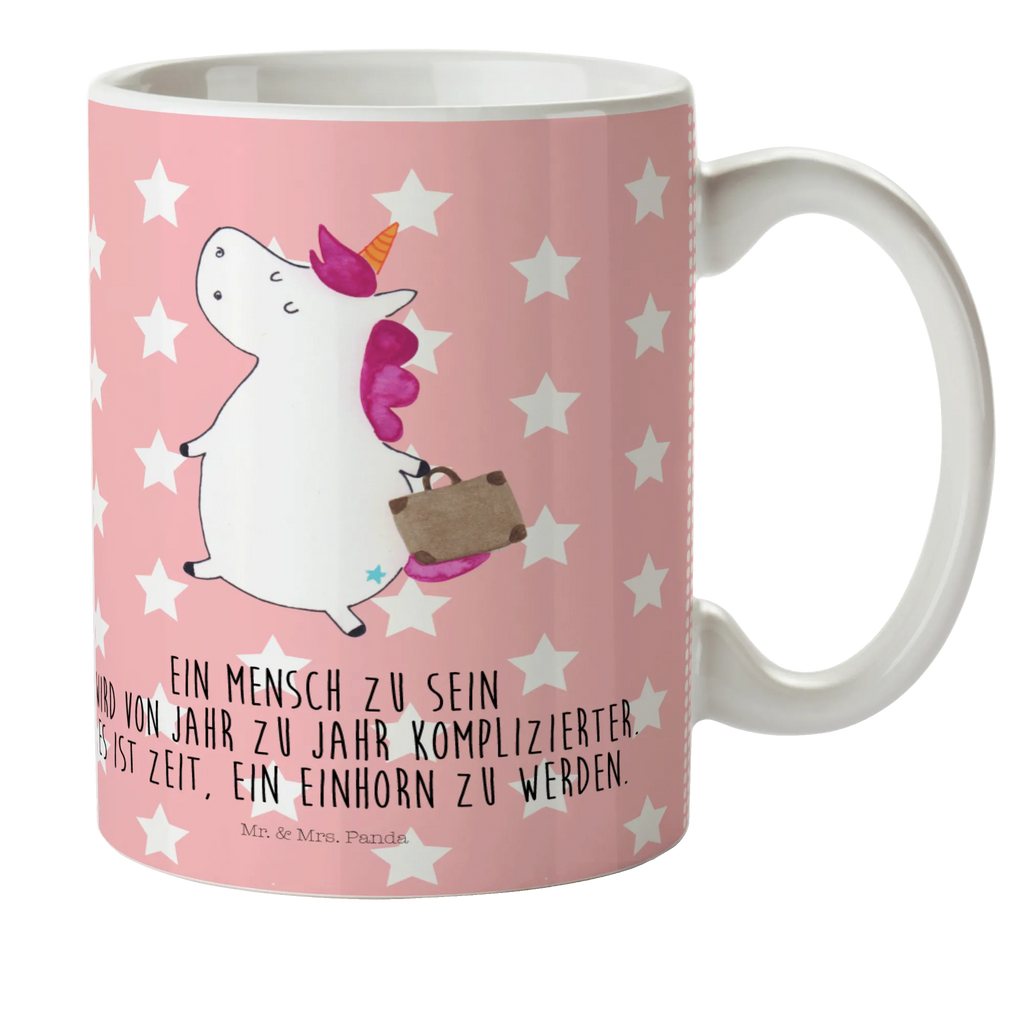 Kindertasse Einhorn Koffer Kindertasse, Kinder Tasse, Kunststoff Tasse, Kindergarten Tasse, Trinkbecher, Camping Becher, Kaffeetasse, Kunststoffbecher, Kindergartenbecher, Outdoorgeschirr, Kunststoffgeschirr, Reisebecher, Reisetasse, Kinderbecher, Bruchfeste Tasse, Bruchsichere Tasse, Plastik Tasse, Plastiktasse, Einhorn, Einhörner, Einhorn Deko, Pegasus, Unicorn, unicorn, Koffer, Verreisen, Reise, Gepäck, Abenteuer, Erwachsen, Kind, albern, Spaß, lustig, witzig