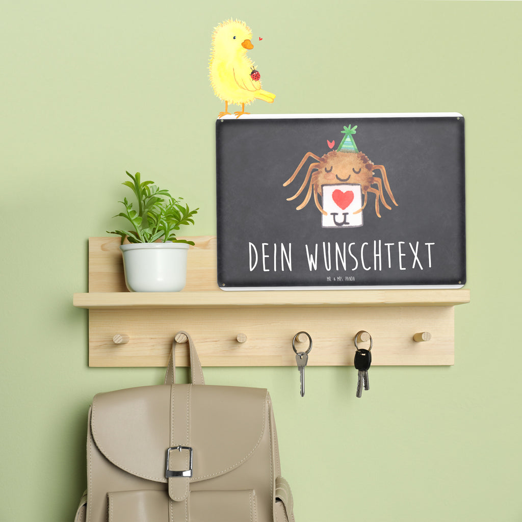 Personalisiertes Blechschild Spinne Agathe Brief Blechschild, Metallschild, Geschenk Schild, Schild, Magnet-Metall-Schild, Deko Schild, Wandschild, Wand-Dekoration, Türschild, Spinne Agathe, Spinne, Agathe, Videos, Merchandise, Liebesbeweis, Ich Liebe dich, Heiratsantrag, Verliebt, Liebespaar, Liebesgeschenk, Treuebeweis, Treuetest