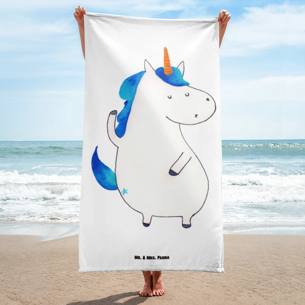 XL Badehandtuch Einhorn Mann Handtuch, Badetuch, Duschtuch, Strandtuch, Saunatuch, Einhorn, Einhörner, Einhorn Deko, Unicorn, cool, Mann, Freundin, Familie, bester Freund, BFF, Party, hübsch, beste