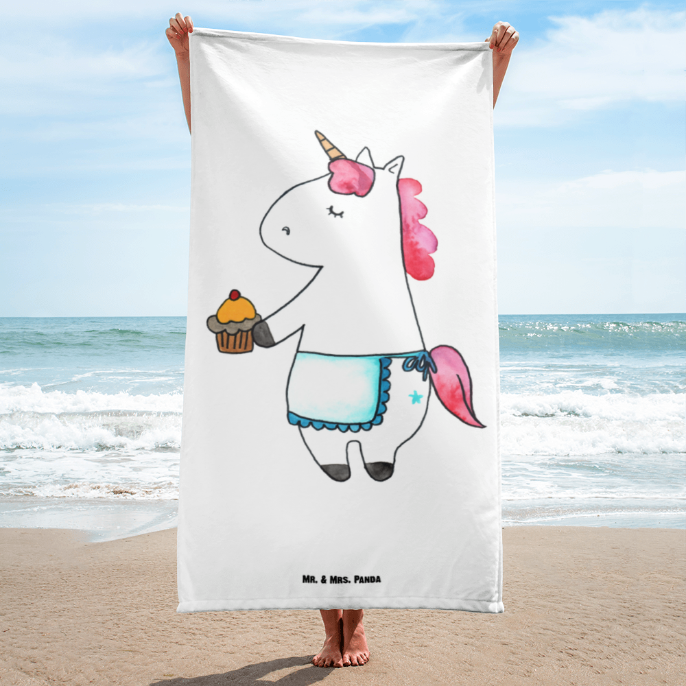 XL Badehandtuch Einhorn Muffin Handtuch, Badetuch, Duschtuch, Strandtuch, Saunatuch, Einhorn, Einhörner, Einhorn Deko, Pegasus, Unicorn, Geburtstag, Backen, Muffin, Kekse, Geburtstagsgrüße, Glückwünsche, Liebesgrüße, Grüße