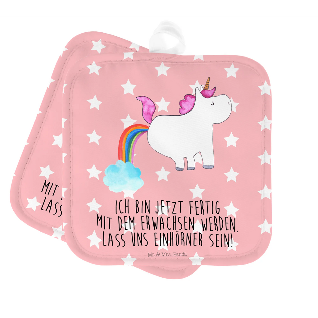 2er Set Topflappen  Einhorn Pupsend Topflappen, Topfuntersetzer, Ofenhandschuh, Topflappen Set, Topflappen lustig, Topflappen mit Spruch, Ofenhandschuhe, Topfhandschuhe, Topfhandschuh, Topflappenset, Topflappen 2er Set, Schöne Topflappen, Einhorn, Einhörner, Einhorn Deko, Pegasus, Unicorn, Pups, Regenbogen, Glitzer, Einhornpower, Erwachsenwerden, Spaß, lustig, Freundin