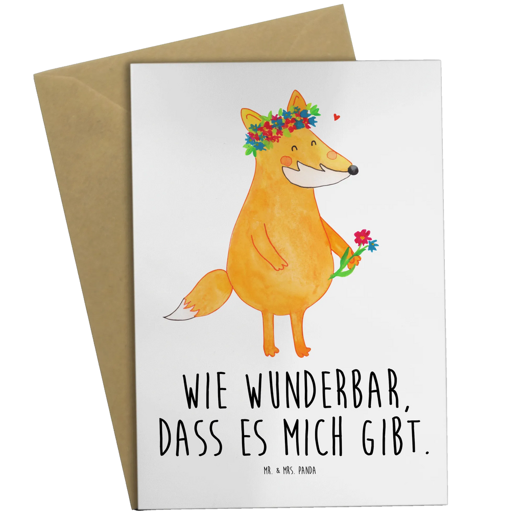 Grußkarte Fuchs Blumen Grußkarte, Klappkarte, Einladungskarte, Glückwunschkarte, Hochzeitskarte, Geburtstagskarte, Karte, Ansichtskarten, Fuchs, Füchse, Fox, Liebe, Freundin, Fuchsmädchen, Blumenmädchen, Freundinnen, Liebesbeweis, Blume, Blumen, Motivation, Freude, ich, mich, Selbstliebe