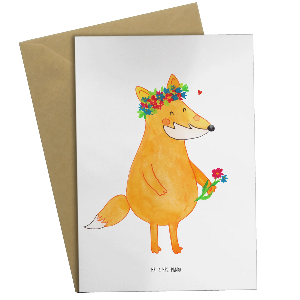 Grußkarte Fuchs Blumen Grußkarte, Klappkarte, Einladungskarte, Glückwunschkarte, Hochzeitskarte, Geburtstagskarte, Karte, Ansichtskarten, Fuchs, Füchse, Fox, Liebe, Freundin, Fuchsmädchen, Blumenmädchen, Freundinnen, Liebesbeweis, Blume, Blumen, Motivation, Freude, ich, mich, Selbstliebe