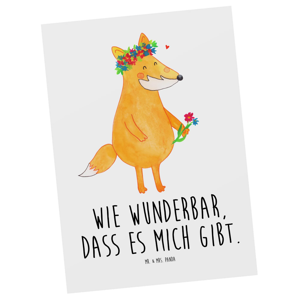 Postkarte Fuchs Blumen Postkarte, Karte, Geschenkkarte, Grußkarte, Einladung, Ansichtskarte, Geburtstagskarte, Einladungskarte, Dankeskarte, Ansichtskarten, Einladung Geburtstag, Einladungskarten Geburtstag, Fuchs, Füchse, Fox, Liebe, Freundin, Fuchsmädchen, Blumenmädchen, Freundinnen, Liebesbeweis, Blume, Blumen, Motivation, Freude, ich, mich, Selbstliebe