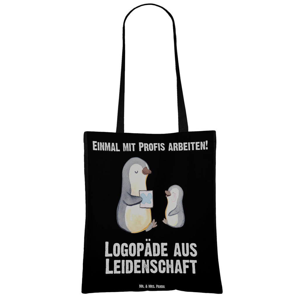 Tragetasche Logopäde aus Leidenschaft Beuteltasche, Beutel, Einkaufstasche, Jutebeutel, Stoffbeutel, Tasche, Shopper, Umhängetasche, Strandtasche, Schultertasche, Stofftasche, Tragetasche, Badetasche, Jutetasche, Einkaufstüte, Laptoptasche, Beruf, Ausbildung, Jubiläum, Abschied, Rente, Kollege, Kollegin, Geschenk, Schenken, Arbeitskollege, Mitarbeiter, Firma, Danke, Dankeschön, Logopäde, Logopädie, Studium