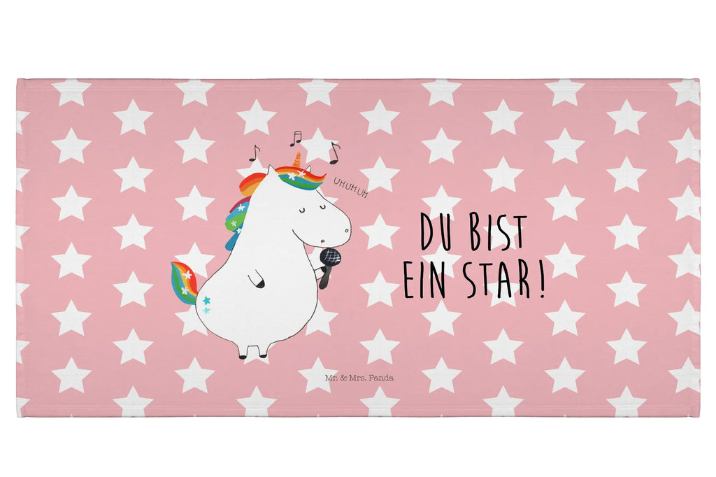 Handtuch Einhorn Sänger Handtuch, Badehandtuch, Badezimmer, Handtücher, groß, Kinder, Baby, Einhorn, Einhörner, Einhorn Deko, Pegasus, Unicorn, Glitzer, Konfetti, Party, Geburtstag, Feier, Fest, Disco, Sängerin, Sänger, Freundin