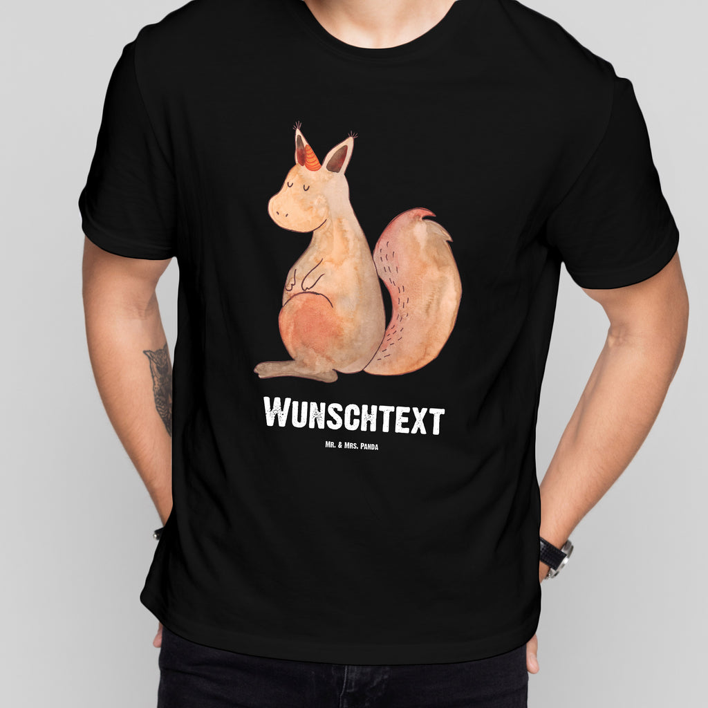 Personalisiertes T-Shirt Einhörnchen Glaube T-Shirt Personalisiert, T-Shirt mit Namen, T-Shirt mit Aufruck, Männer, Frauen, Wunschtext, Bedrucken, Einhorn, Einhörner, Einhorn Deko, Pegasus, Unicorn, Einhörnchen, Eichhörnchen, Eichhorn