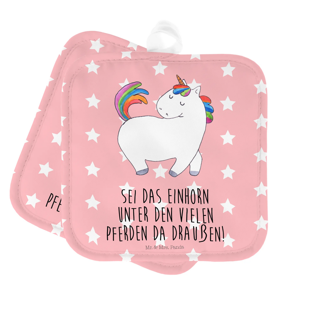 2er Set Topflappen  Einhorn Stolzieren Topflappen, Topfuntersetzer, Ofenhandschuh, Topflappen Set, Topflappen lustig, Topflappen mit Spruch, Ofenhandschuhe, Topfhandschuhe, Topfhandschuh, Topflappenset, Topflappen 2er Set, Schöne Topflappen, Einhorn, Einhörner, Einhorn Deko, Pegasus, Unicorn, stolz, anders, bunt, Pferd, Reiter, Reiten, Freundin, Geschenk