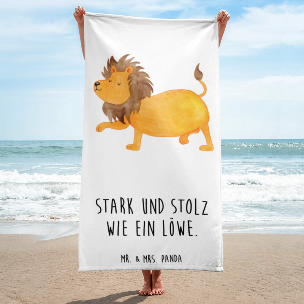 XL Badehandtuch Sternzeichen Löwe Handtuch, Badetuch, Duschtuch, Strandtuch, Saunatuch, Tierkreiszeichen, Sternzeichen, Horoskop, Astrologie, Aszendent, Löwe Geschenk, Löwe Sternzeichen, Geschenk Juli, Geburtstag Juli, Geschenk August, Geburtstag August, König der Tiere