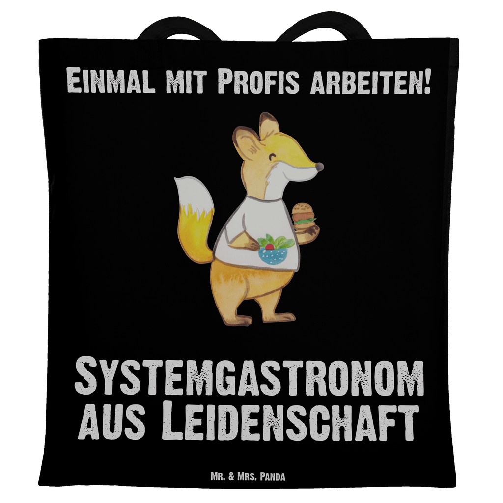 Tragetasche Systemgastronom aus Leidenschaft Beuteltasche, Beutel, Einkaufstasche, Jutebeutel, Stoffbeutel, Tasche, Shopper, Umhängetasche, Strandtasche, Schultertasche, Stofftasche, Tragetasche, Badetasche, Jutetasche, Einkaufstüte, Laptoptasche, Beruf, Ausbildung, Jubiläum, Abschied, Rente, Kollege, Kollegin, Geschenk, Schenken, Arbeitskollege, Mitarbeiter, Firma, Danke, Dankeschön