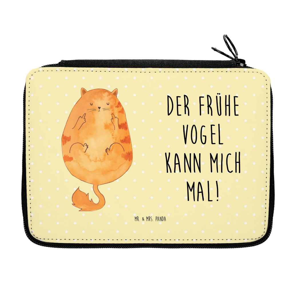 Federmappe Katze Frühaufsteher Federmappe, Stiftetasche, Stifte Etui, Schule, Einschulung, Geschenk, Kind, Schüler, Schülerin, Stifterolle, Federmäppchen, Motiv, Grundschule, Federmäppchen bedruckt, Büro Stifte Etui, Bestückte Federmappe, Kinder Federmappe, Federmappe Einschulung, Katze, Katzenmotiv, Katzenfan, Katzendeko, Katzenfreund, Katzenliebhaber, Katzenprodukte, Katzenartikel, Katzenaccessoires, Katzensouvenirs, Katzenliebhaberprodukte, Katzenmotive, Der frühe Vogel kann mich mal, Morgenmuffel, Frühaufsteher, Kaffee, Katzen, Kater, Mietze