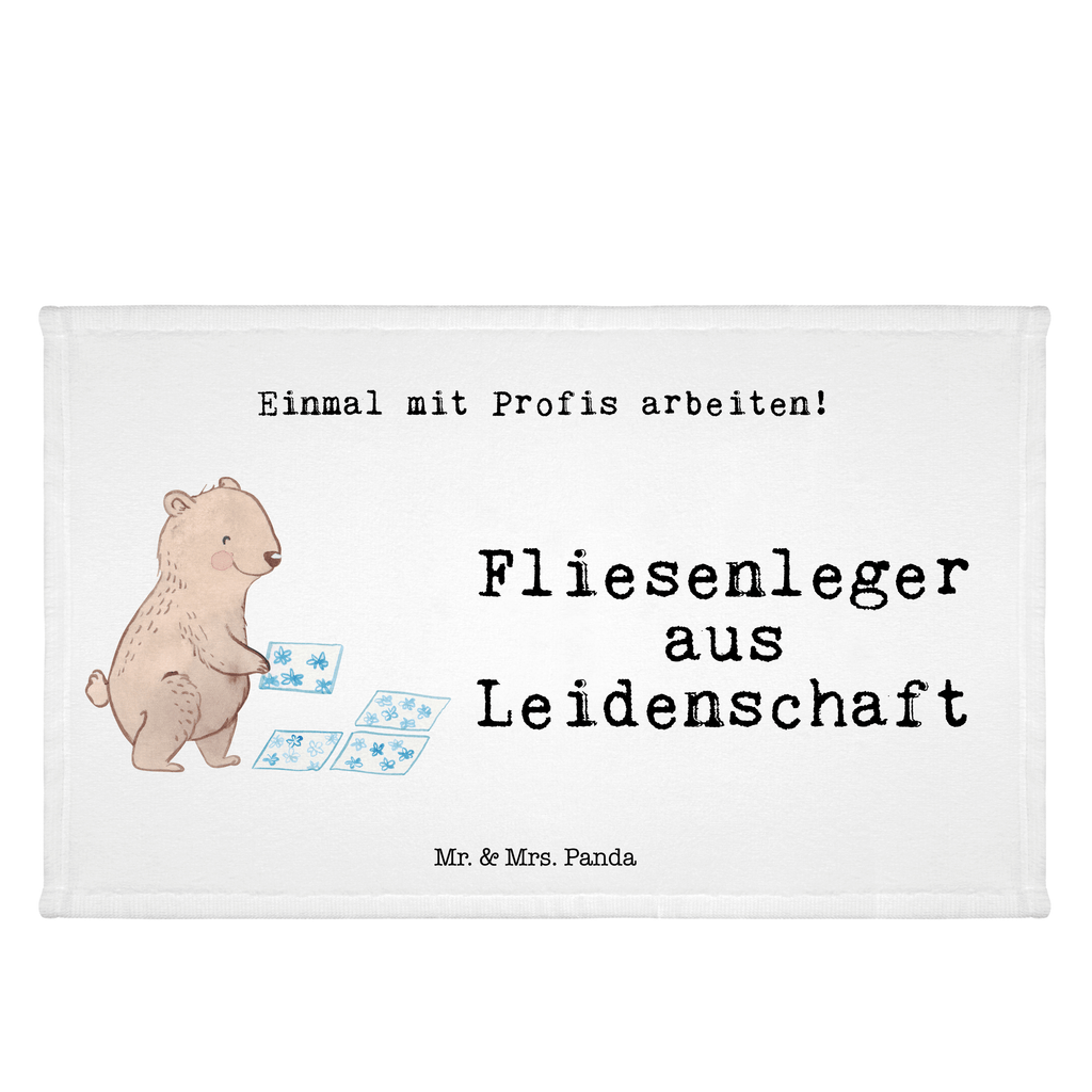 Handtuch Fliesenleger aus Leidenschaft Gästetuch, Reisehandtuch, Sport Handtuch, Frottier, Kinder Handtuch, Beruf, Ausbildung, Jubiläum, Abschied, Rente, Kollege, Kollegin, Geschenk, Schenken, Arbeitskollege, Mitarbeiter, Firma, Danke, Dankeschön, Fliesenleger, Gesellenprüfung, Fliesenlegermeister, Fliesenlegerbetrieb, Fliesenfachhandel, Handwerk