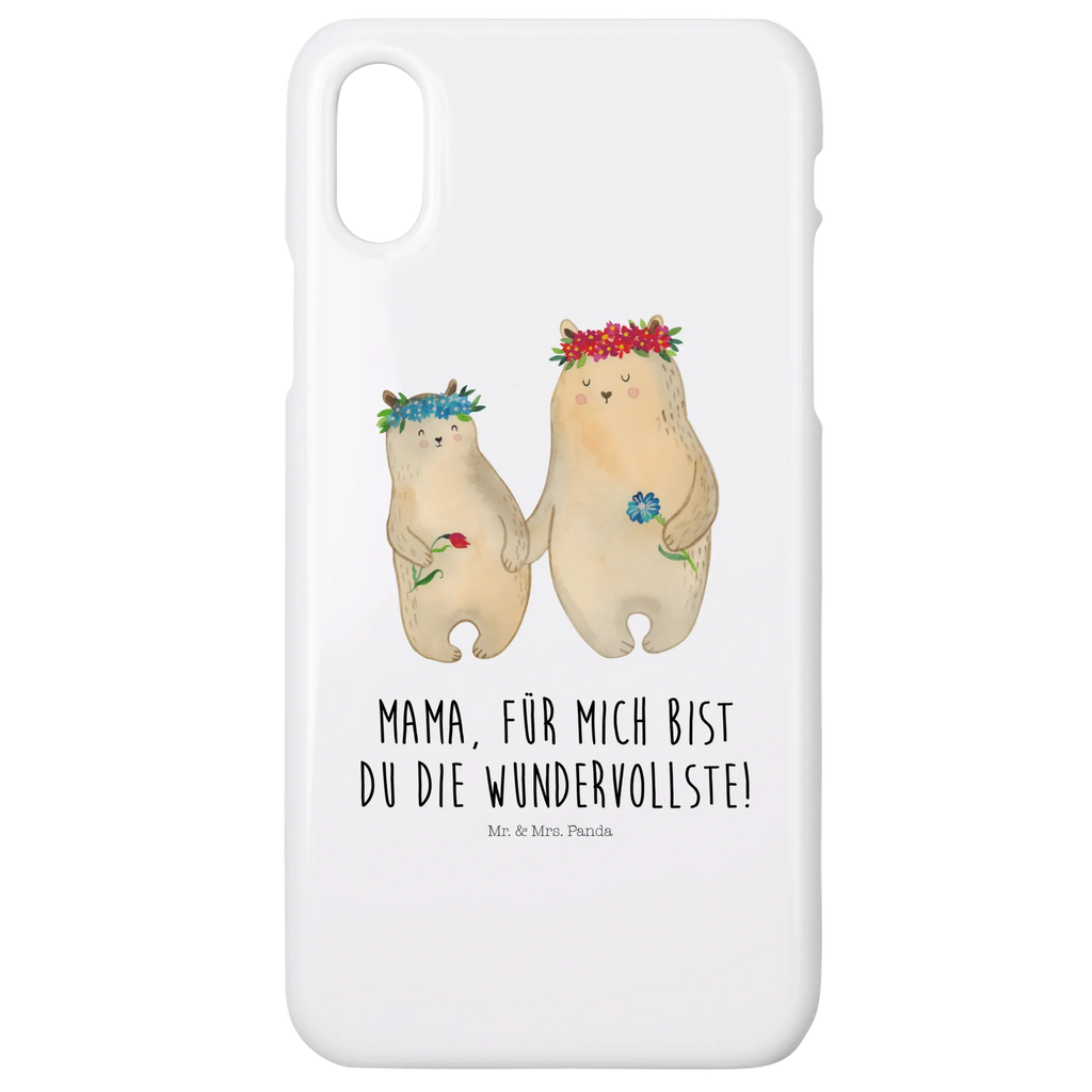 Handyhülle Bären mit Blumenkranz Handyhülle, Handycover, Cover, Handy, Hülle, Iphone 10, Iphone X, Familie, Vatertag, Muttertag, Bruder, Schwester, Mama, Papa, Oma, Opa, Bär, Bären, Mutter, Mutti, Mami, Lieblingsmensch, Lieblingsmama, beste Mutter, weltbeste Mama, Geschenk Mama. Muttertag, Tochter, Kind, Kinder, Töchter, Family, Vorbild