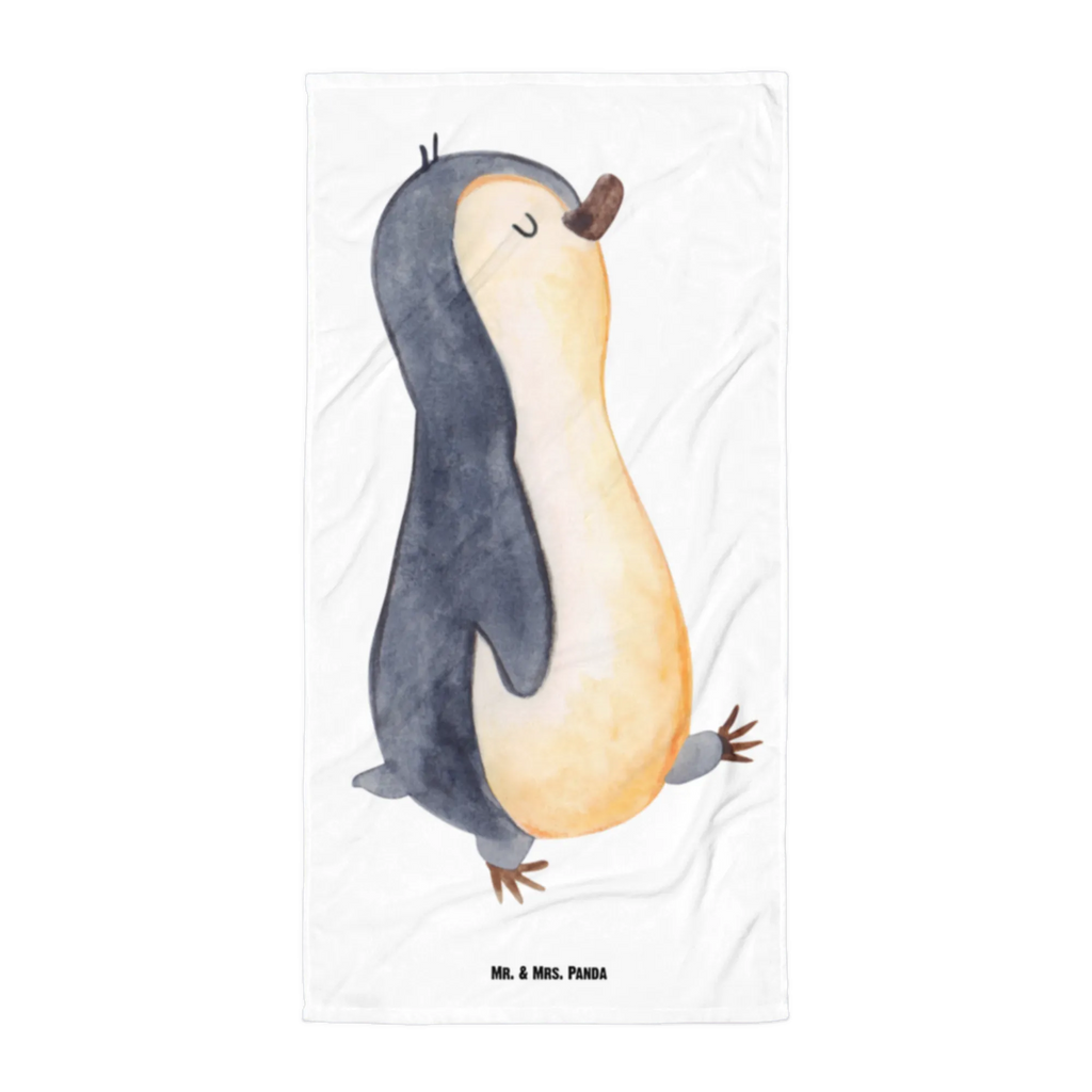 XL bath towel Penguin march Handtuch, Badetuch, Duschtuch, Strandtuch, Saunatuch, Pinguin, Pinguine, Frühaufsteher, Langschläfer, Bruder, Schwester, Familie