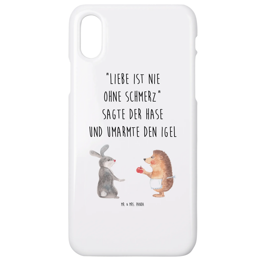 Handyhülle Hase Igel Handyhülle, Handycover, Cover, Handy, Hülle, Iphone 10, Iphone X, Tiermotive, Gute Laune, lustige Sprüche, Tiere, Igel und Hase, Igel, Hase, Liebe Spruch, Liebeskummer Geschenk, Herzschmerz, Trösten, Trennungsschmerz, Spruch romantisch