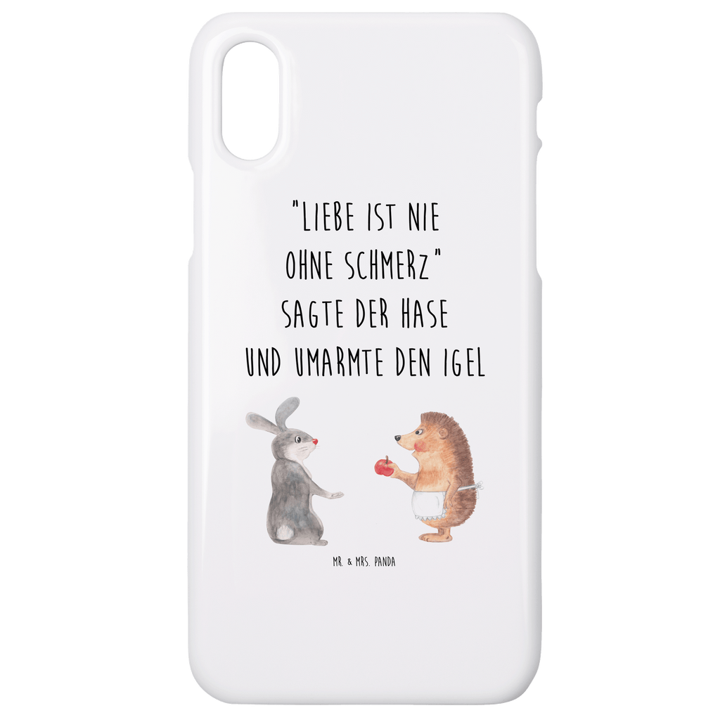 Handyhülle Hase Igel Handyhülle, Handycover, Cover, Handy, Hülle, Iphone 10, Iphone X, Tiermotive, Gute Laune, lustige Sprüche, Tiere, Igel und Hase, Igel, Hase, Liebe Spruch, Liebeskummer Geschenk, Herzschmerz, Trösten, Trennungsschmerz, Spruch romantisch