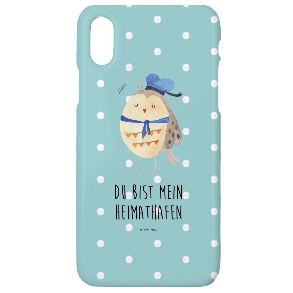 Handyhülle Eule Matrose Handyhülle, Handycover, Cover, Handy, Hülle, Iphone 10, Iphone X, Eule, Eule Spruch, Eule Deko, Owl, Wortspiel lustig, Matrose, Freundin, Ehe, Seefahrer, Heimathafen, Hochzeitstag Geschenk