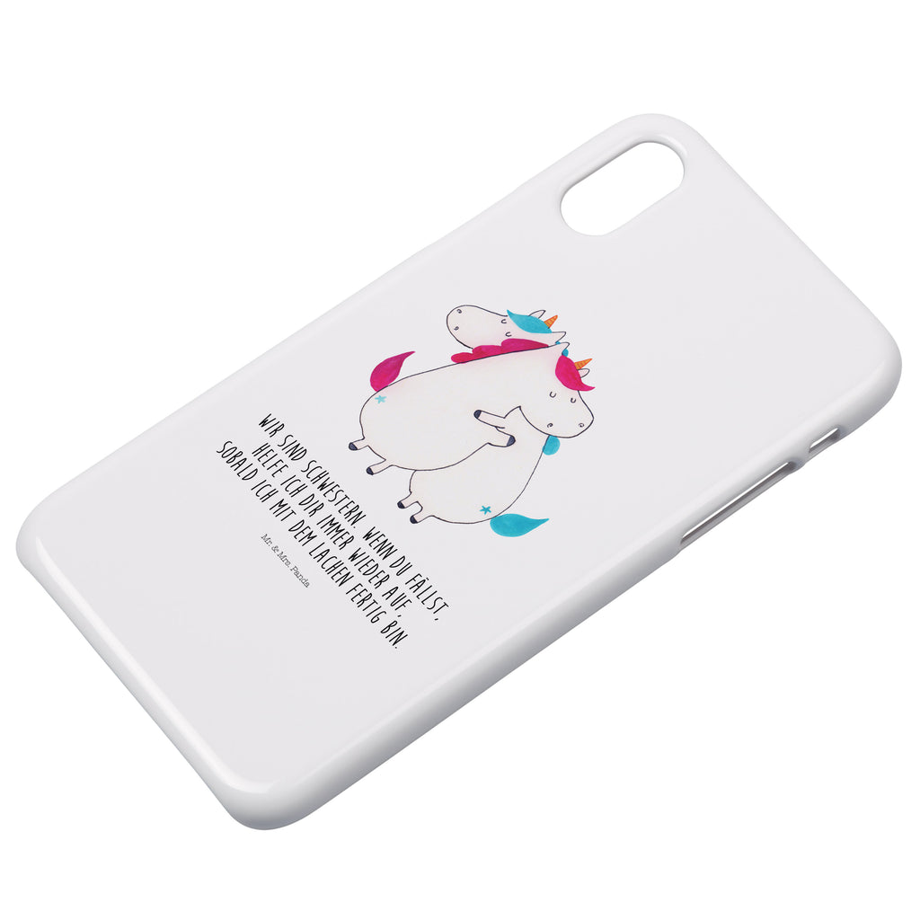 Handyhülle Einhörner Umarmen Handyhülle, Handycover, Cover, Handy, Hülle, Iphone 10, Iphone X, Einhorn, Einhörner, Einhorn Deko, Pegasus, Unicorn, Freundinnen, Freundin, BFF, Schwester, Schwestern, Familie, Geschwister, Sister, Liebe