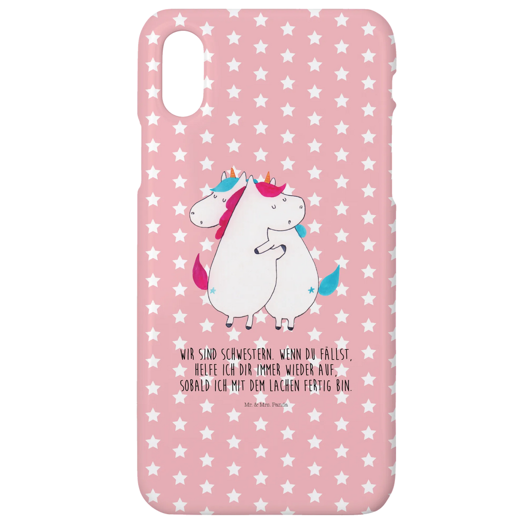 Handyhülle Einhörner Umarmen Handyhülle, Handycover, Cover, Handy, Hülle, Iphone 10, Iphone X, Einhorn, Einhörner, Einhorn Deko, Pegasus, Unicorn, Freundinnen, Freundin, BFF, Schwester, Schwestern, Familie, Geschwister, Sister, Liebe