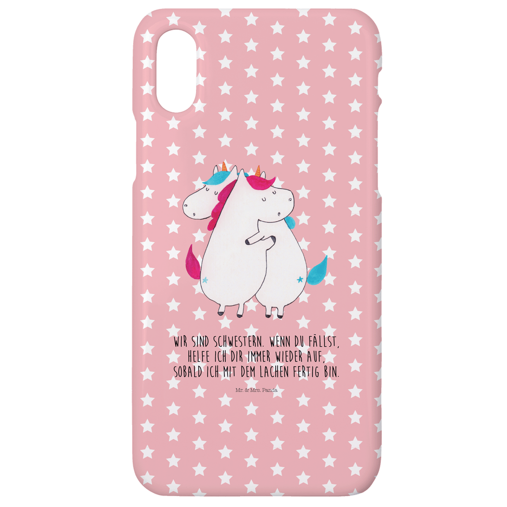 Handyhülle Einhörner Umarmen Handyhülle, Handycover, Cover, Handy, Hülle, Iphone 10, Iphone X, Einhorn, Einhörner, Einhorn Deko, Pegasus, Unicorn, Freundinnen, Freundin, BFF, Schwester, Schwestern, Familie, Geschwister, Sister, Liebe