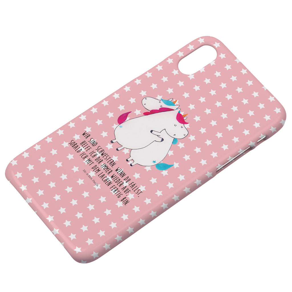 Handyhülle Einhörner Umarmen Handyhülle, Handycover, Cover, Handy, Hülle, Iphone 10, Iphone X, Einhorn, Einhörner, Einhorn Deko, Pegasus, Unicorn, Freundinnen, Freundin, BFF, Schwester, Schwestern, Familie, Geschwister, Sister, Liebe