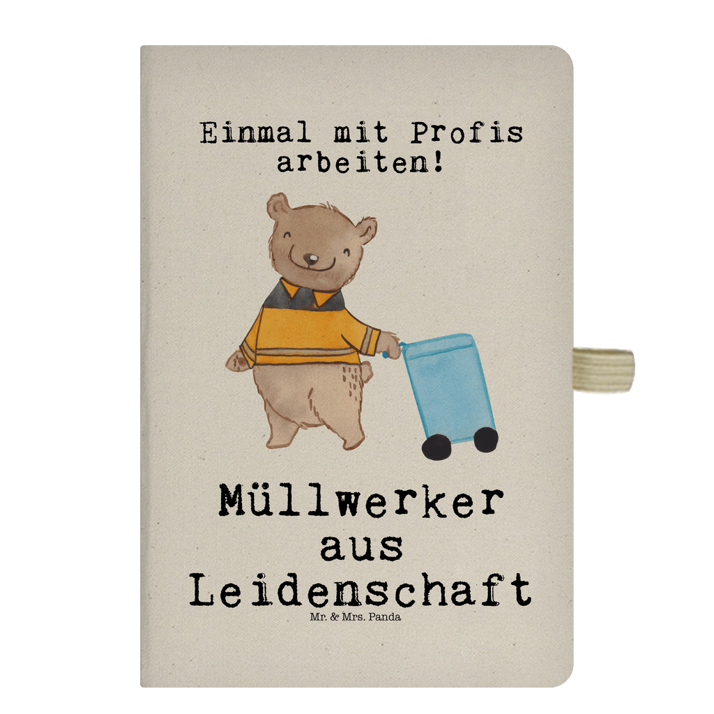 Baumwoll Notizbuch Müllwerker aus Leidenschaft Notizen, Eintragebuch, Tagebuch, Notizblock, Adressbuch, Journal, Kladde, Skizzenbuch, Notizheft, Schreibbuch, Schreibheft, Beruf, Ausbildung, Jubiläum, Abschied, Rente, Kollege, Kollegin, Geschenk, Schenken, Arbeitskollege, Mitarbeiter, Firma, Danke, Dankeschön, Müllwerker, Fachkraft Kreislauf- und Abfallwirtschaft, Müllentsorger, Kehrichtmann, Müllmann, Müllfahrer