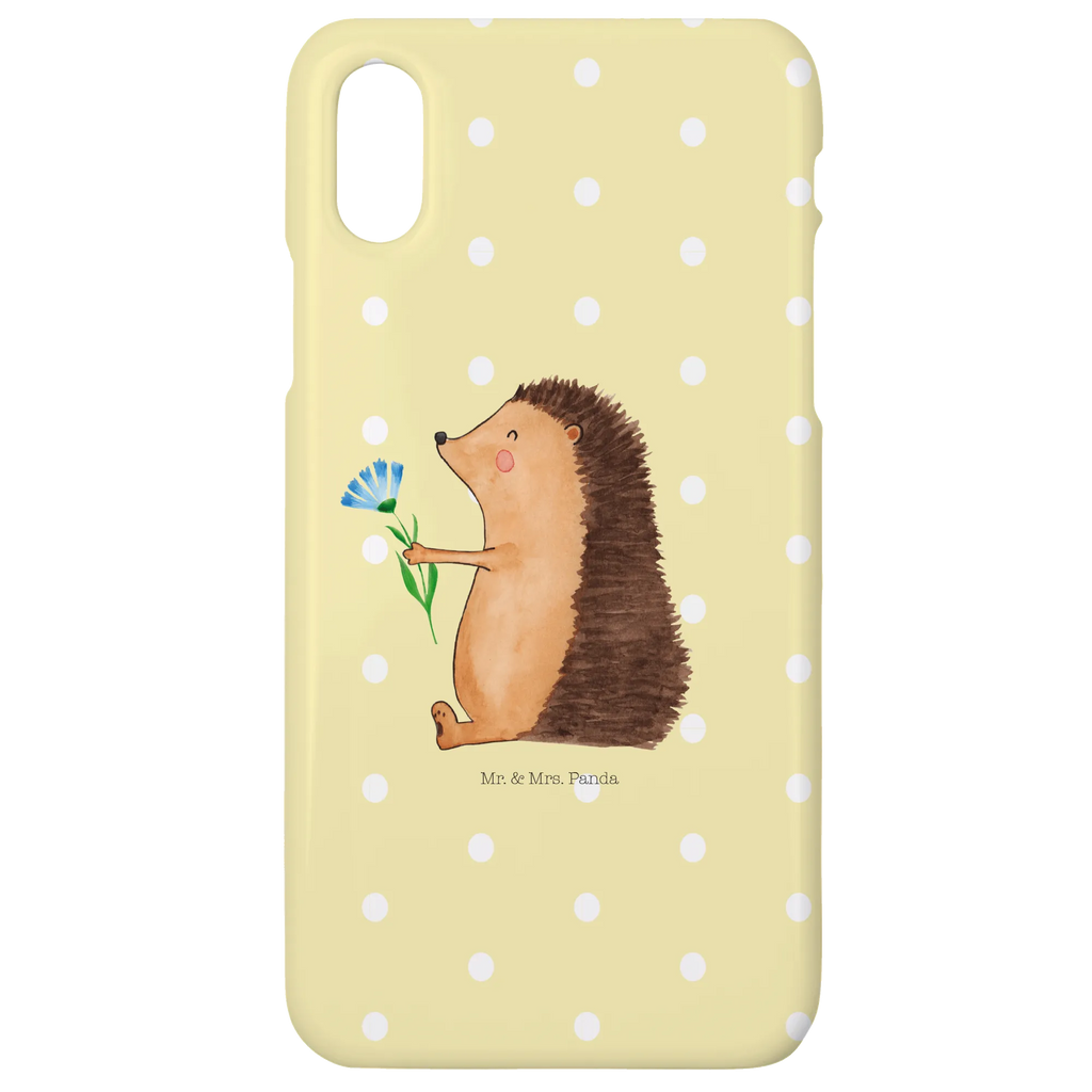 Handyhülle Igel Blumen Handyhülle, Handycover, Cover, Handy, Hülle, Iphone 10, Iphone X, Tiermotive, Gute Laune, lustige Sprüche, Tiere, Igel, Gute Besserung, Genesungswünsche, Krankheit, Krankenhaus, krank, Besuch