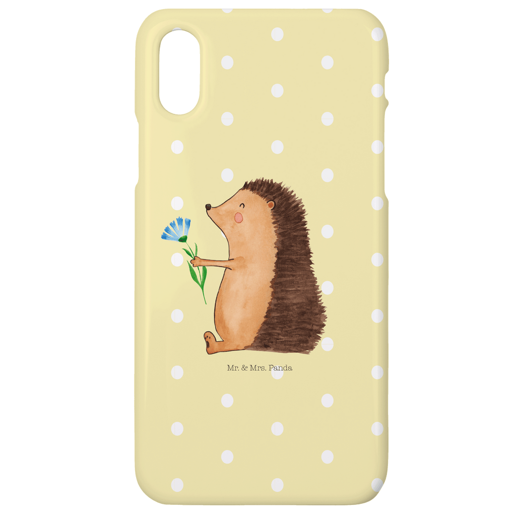 Handyhülle Igel Blumen Handyhülle, Handycover, Cover, Handy, Hülle, Iphone 10, Iphone X, Tiermotive, Gute Laune, lustige Sprüche, Tiere, Igel, Gute Besserung, Genesungswünsche, Krankheit, Krankenhaus, krank, Besuch