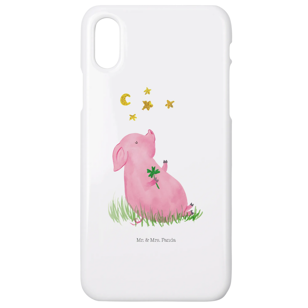 Handyhülle Schwein Glück Handyhülle, Handycover, Cover, Handy, Hülle, Iphone 10, Iphone X, Tiermotive, Gute Laune, lustige Sprüche, Tiere, Glücksschwein. Glück, Schwein, Schweinchen, Sterne, Sernchen, Ziele, Träume, Motivation, Glücksbringer