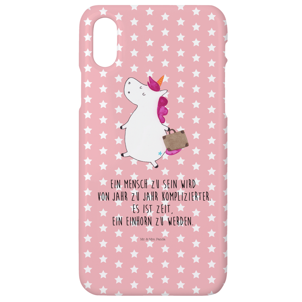 Handyhülle Einhorn Koffer Handyhülle, Handycover, Cover, Handy, Hülle, Iphone 10, Iphone X, Einhorn, Einhörner, Einhorn Deko, Pegasus, Unicorn, unicorn, Koffer, Verreisen, Reise, Gepäck, Abenteuer, Erwachsen, Kind, albern, Spaß, lustig, witzig